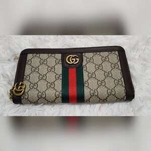 brown with Red and Green Accent